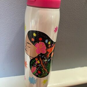 Brand new Starbucks mug with hot pink lid